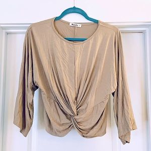 Miley & Joey | Twist Front Bell Sleeve Top in Size Small _NWOT